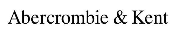 A black logo for Abercrombie & Kent on a white background.