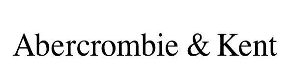 A black logo for Abercrombie & Kent on a white background.