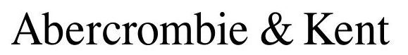 A black logo for Abercrombie & Kent on a white background.