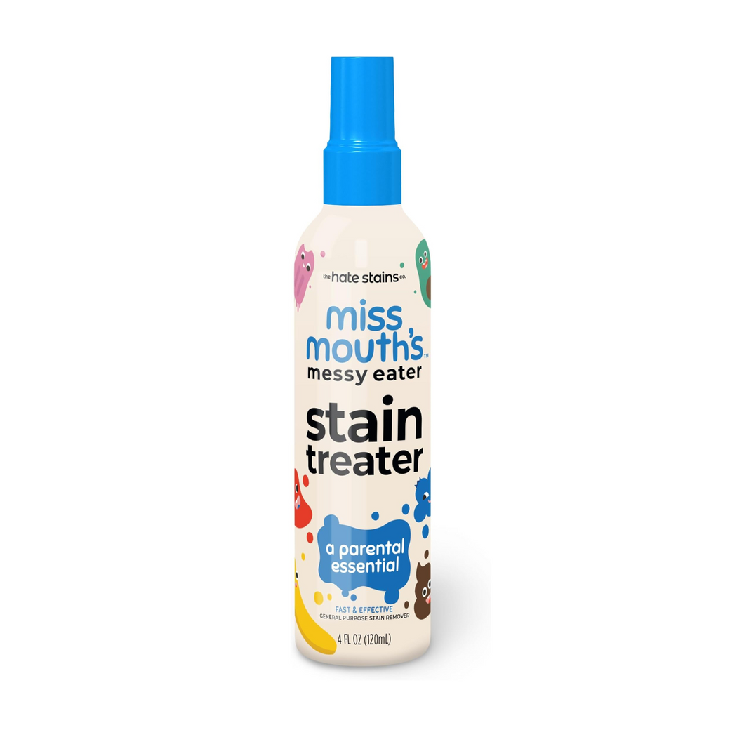 A bottle of miss mouth 's messy cat stain treater