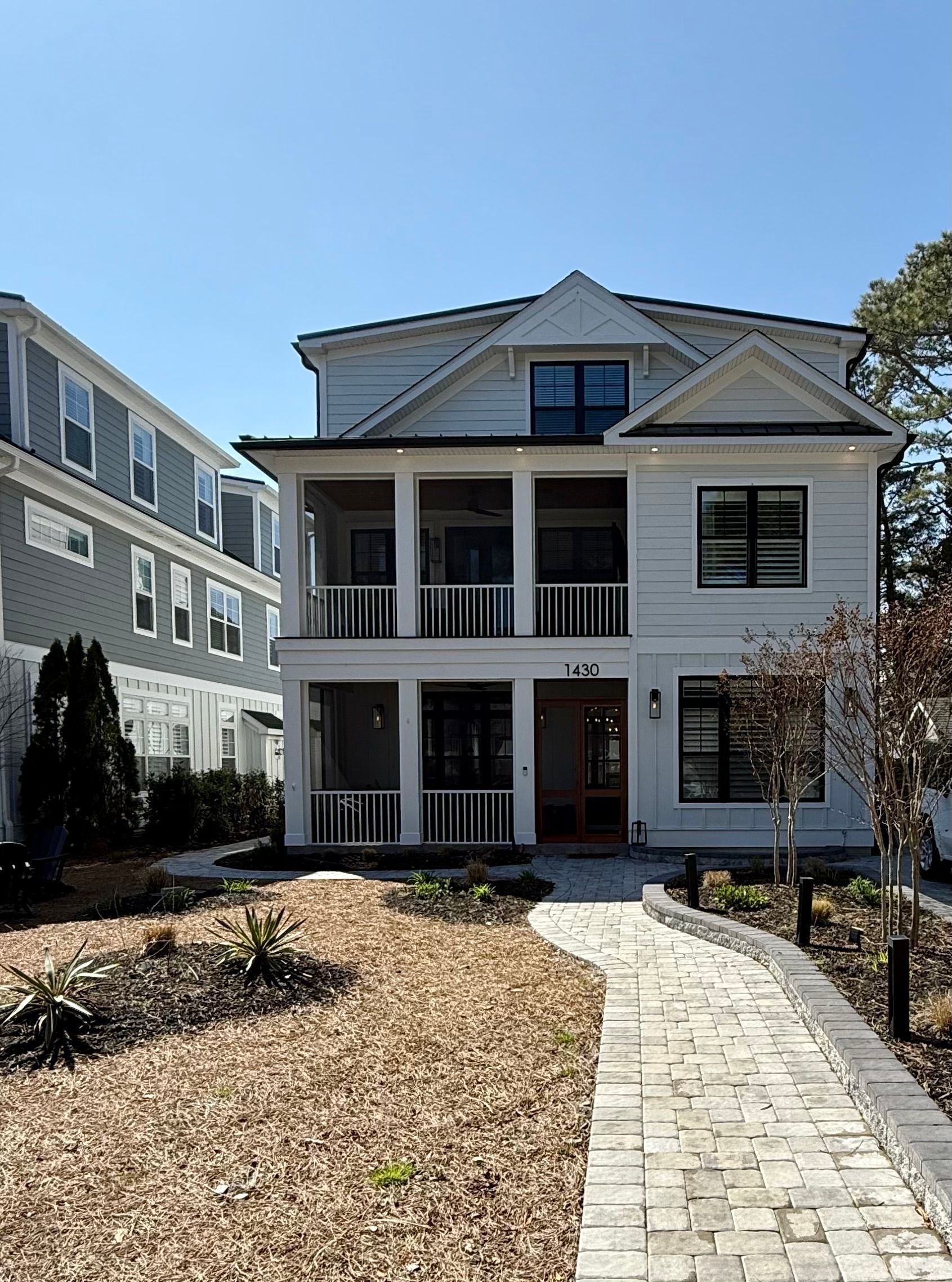 Forgotten Mile Home in Dewey Beach  in a custom home built by Matt Purnell Oak Construction Company Lewes Delaware