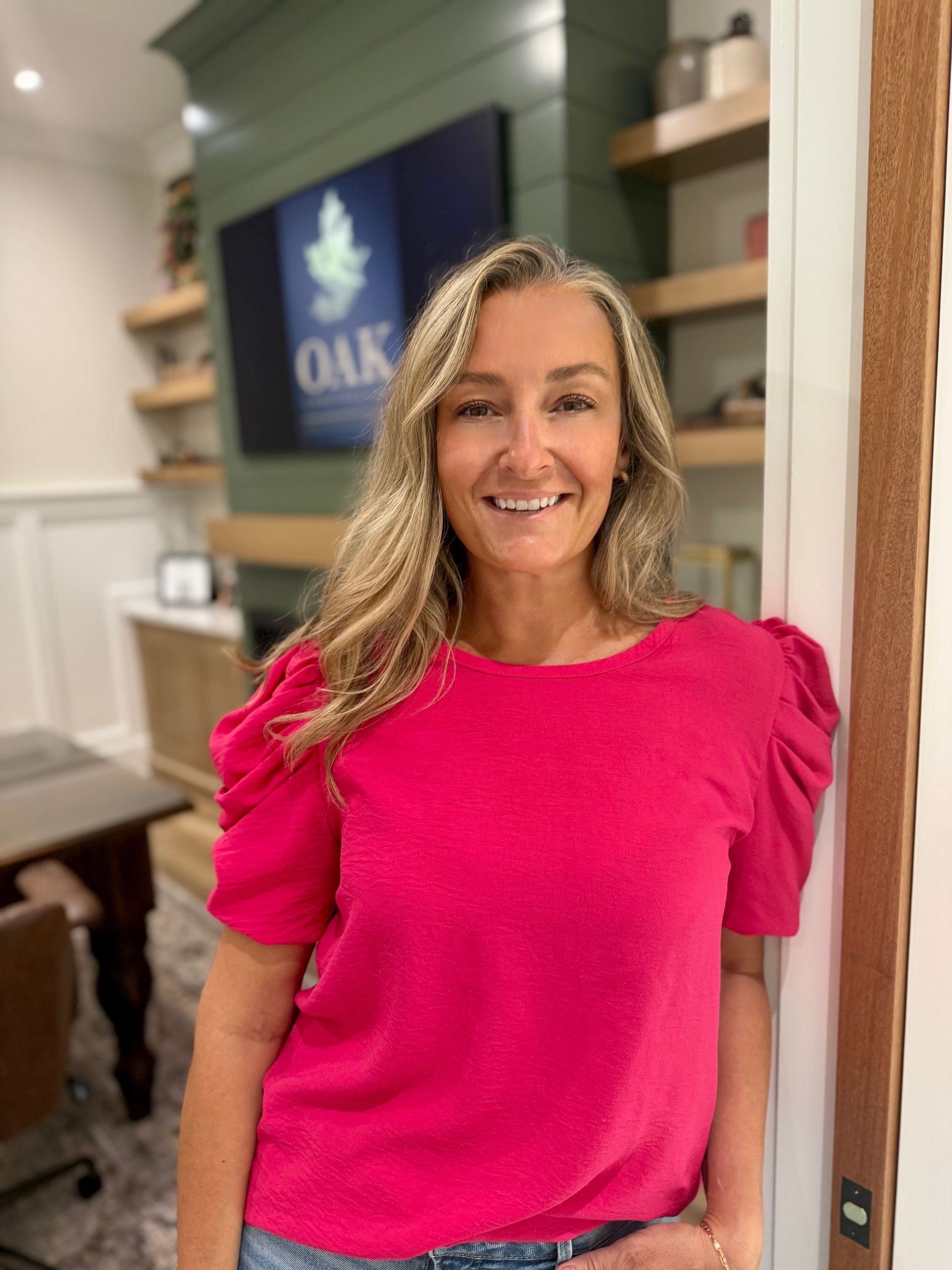 Oak Construction team member JoAnn Purnell's portrait, custom home builder in Lewes Delaware
