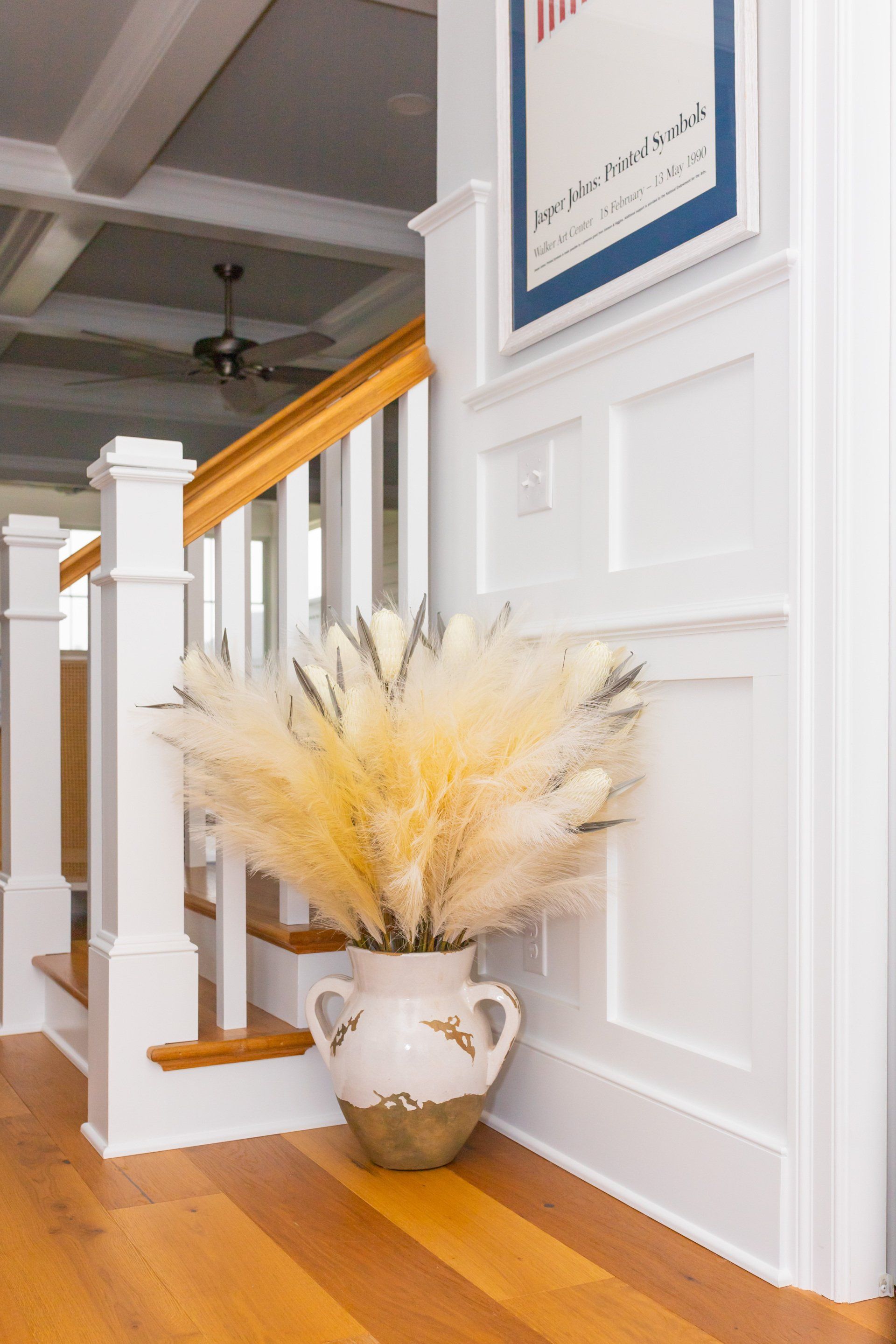Custom built coastal home custom trim work