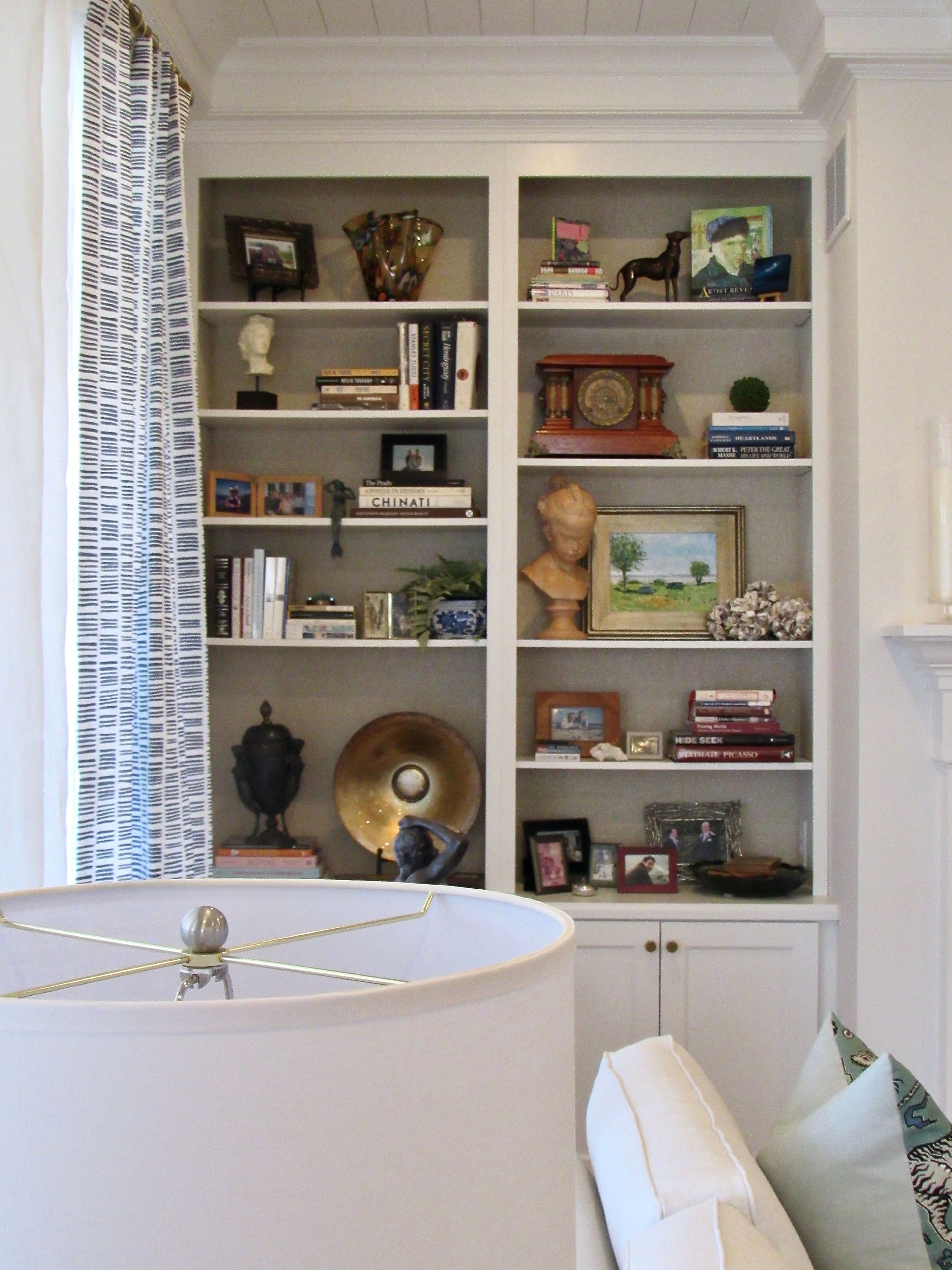 Bookshelves Luxury custom home built by Oak Construction in Rehoboth Beach Yacht Club, RBYCC, Delaware