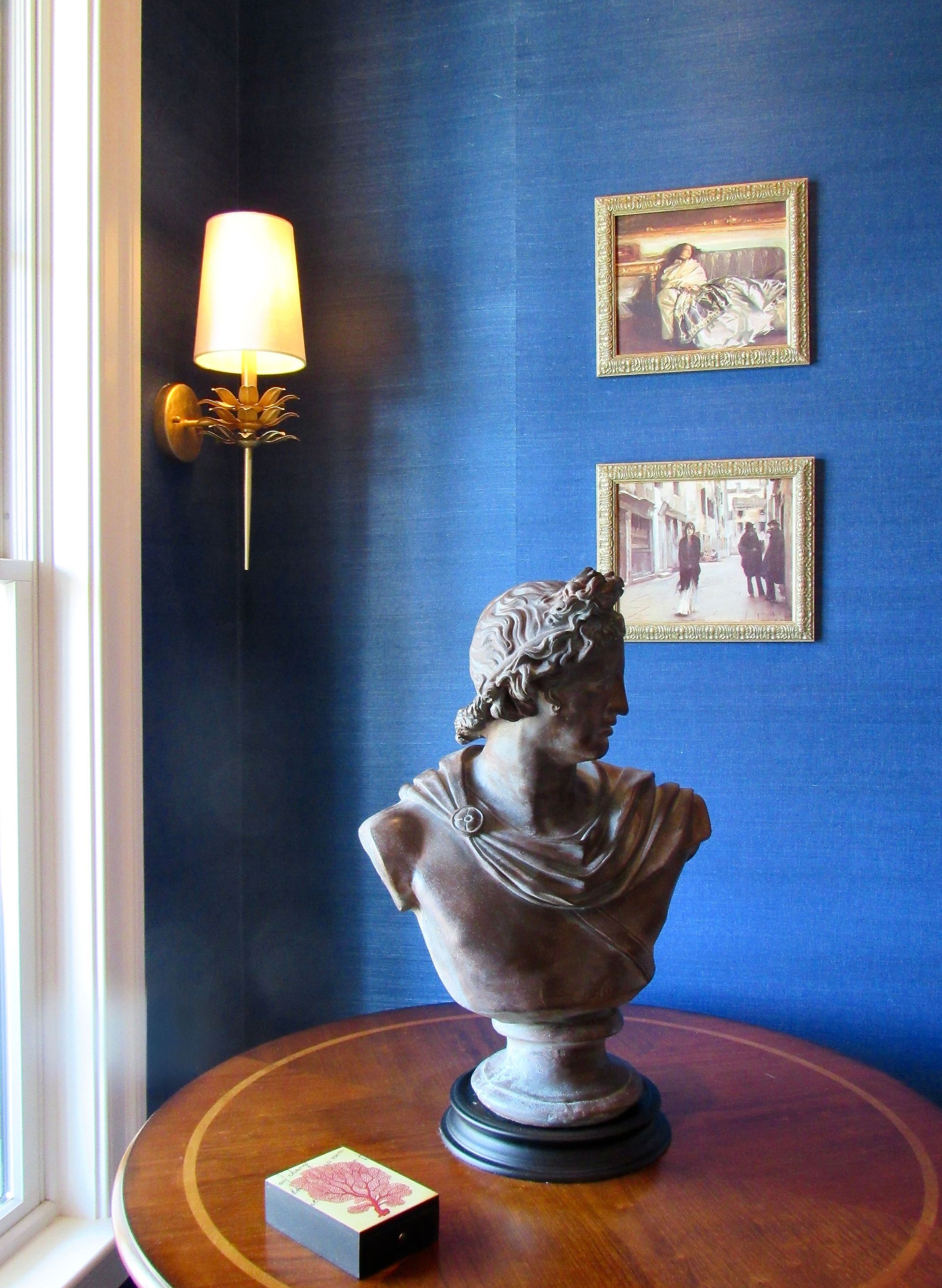 Wallpaper in Luxury custom home built by Oak Construction in Rehoboth Beach Yacht Club, RBYCC, Delaware