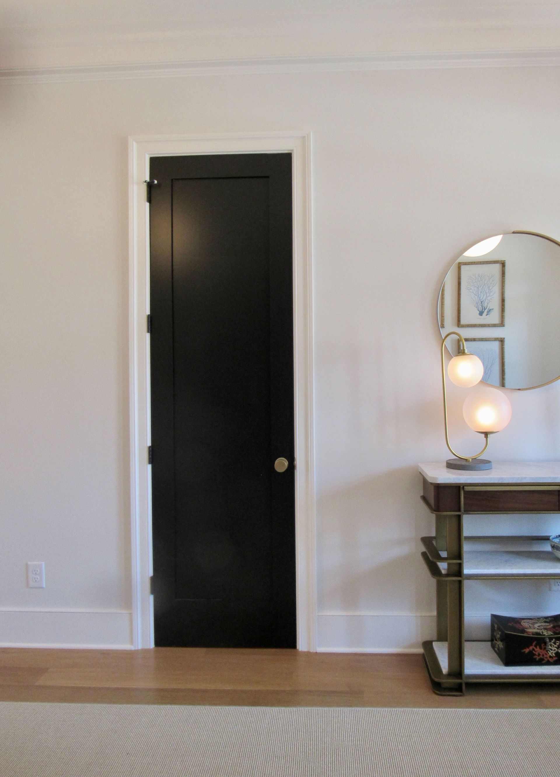 Interior door in Rehoboth Oak Construction Company
