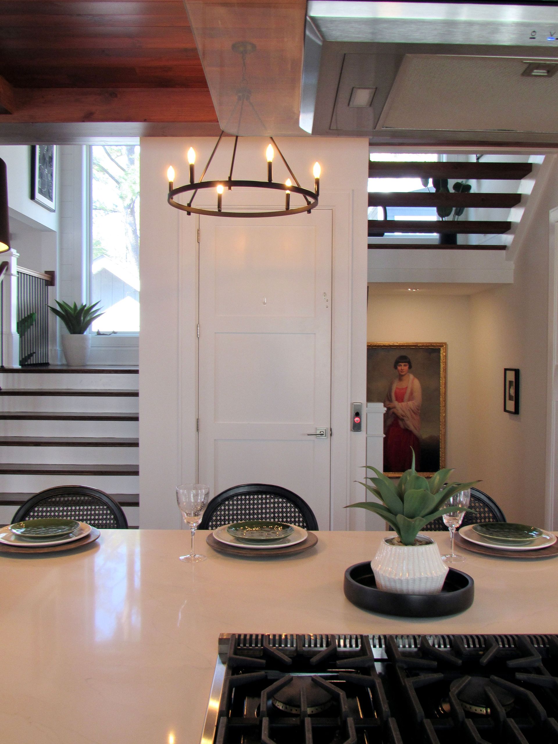 Elegant stairs featuring premium finishes