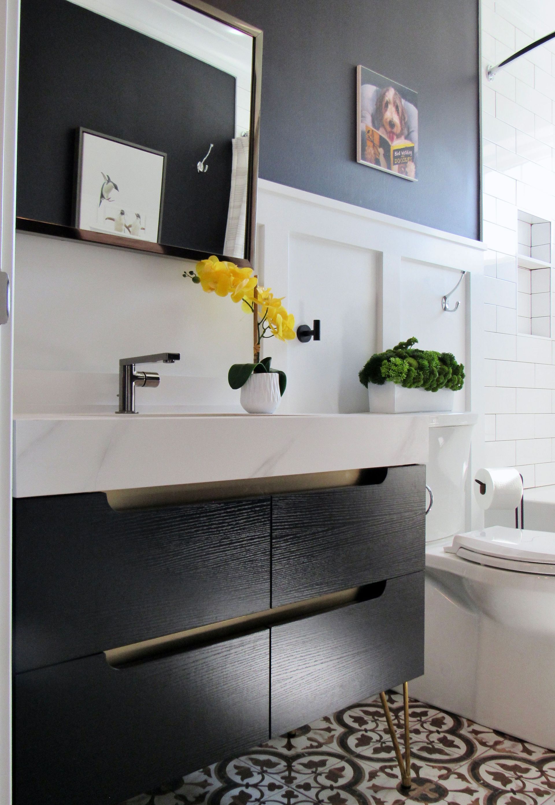 Bathroom  in a custom home built by Matt Purnell Oak Construction Company Lewes Delaware