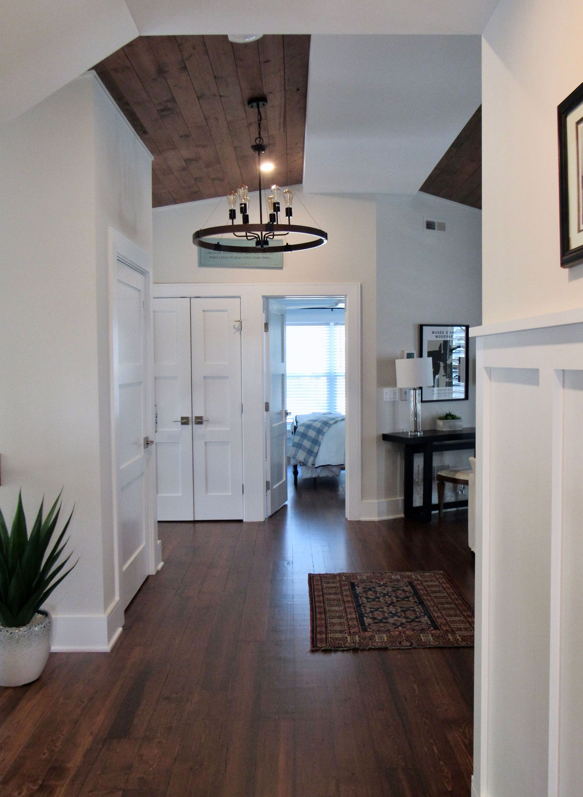 Third Flor Hallway  in a custom home built by Matt Purnell Oak Construction Company Lewes Delaware