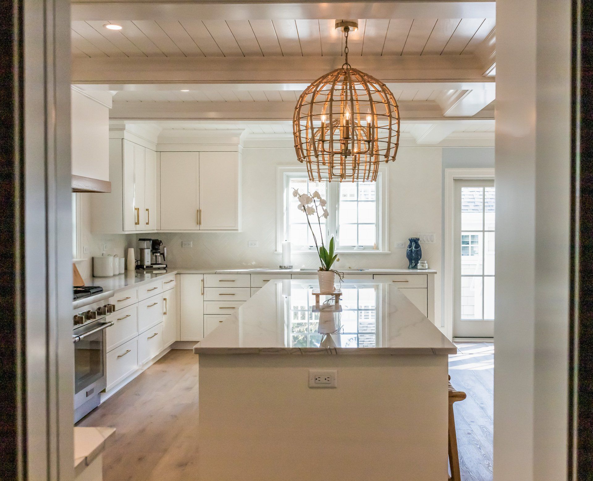 Custom built coastal home Kitchen in Rehoboth