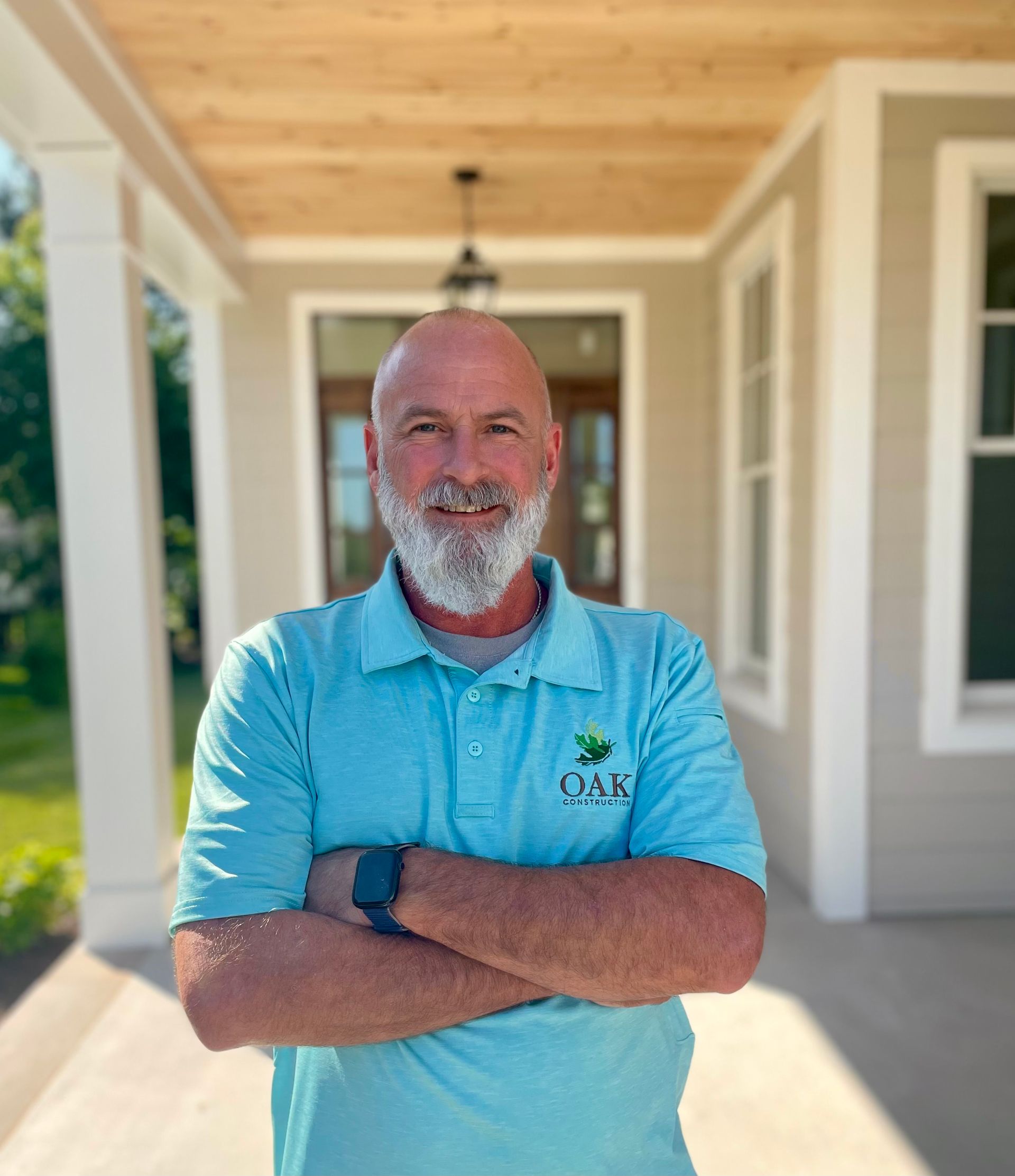 Oak Construction team member Neal Colvard's portrait, custom home builder in Lewes Delaware