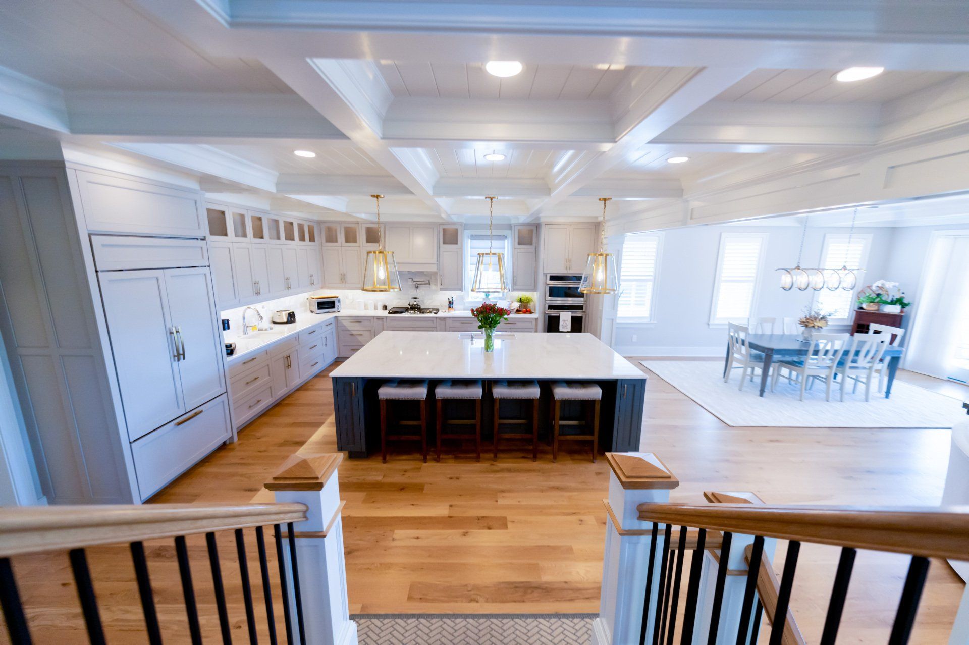 Elegant custom home designed and built by Oak Construction Kitchen
