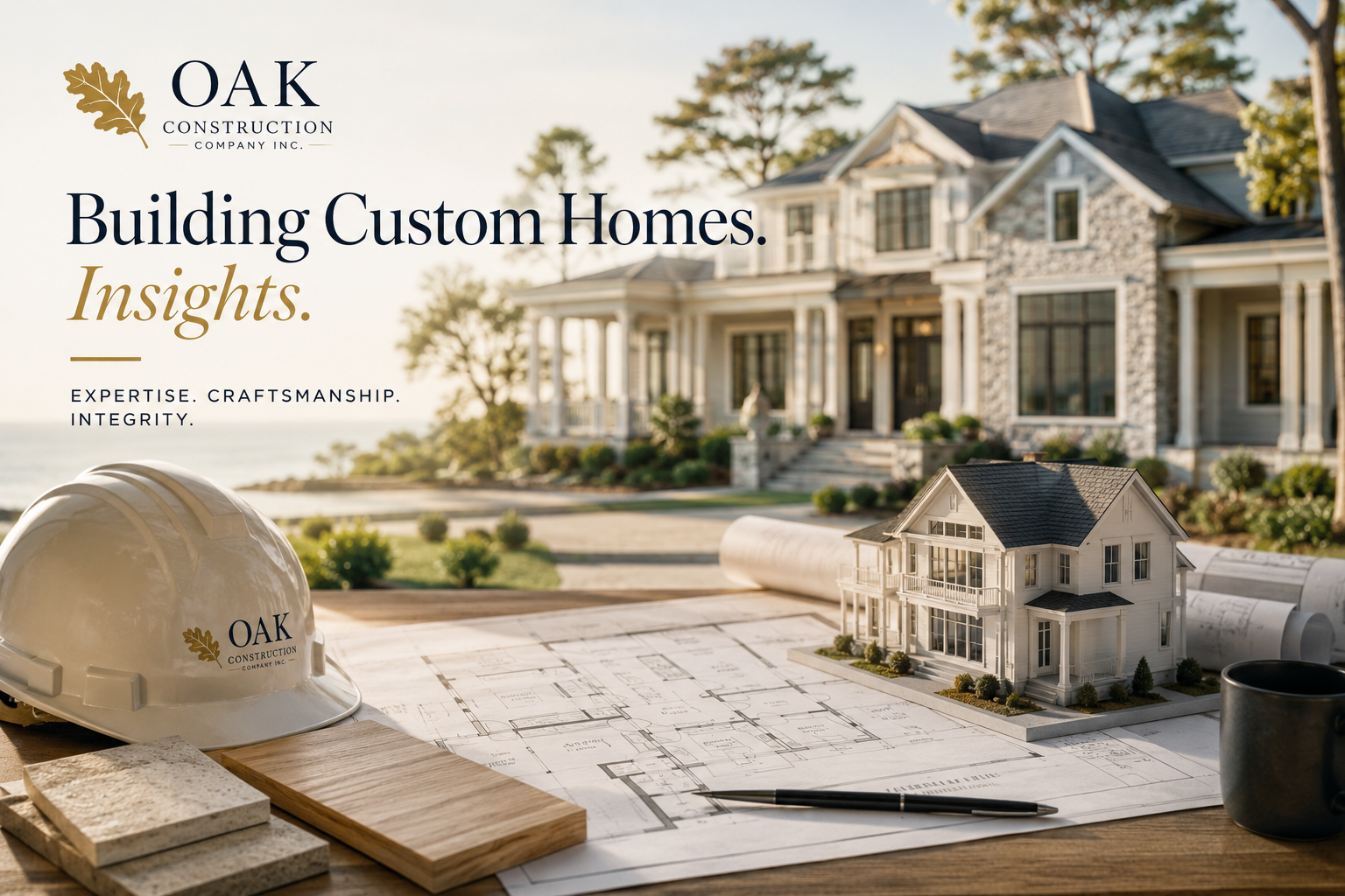 Luxury custom home built in Lewes Delaware by Oak Construction Company
Coastal custom home