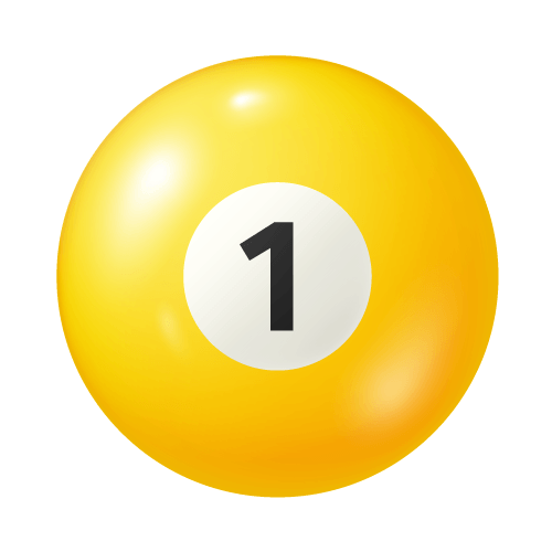 Image of a billiard one ball used as category indicator