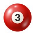 1 ball used as an indicator for Billiard Room | Vector Image