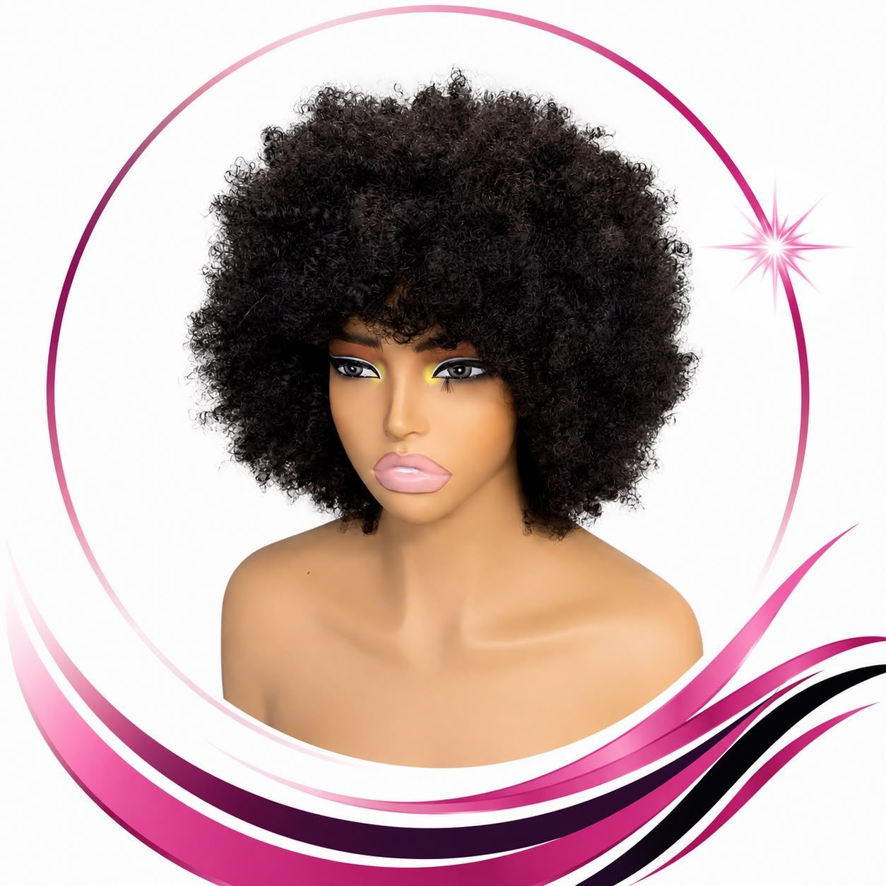 AFRO CURLY WIG DIYA
