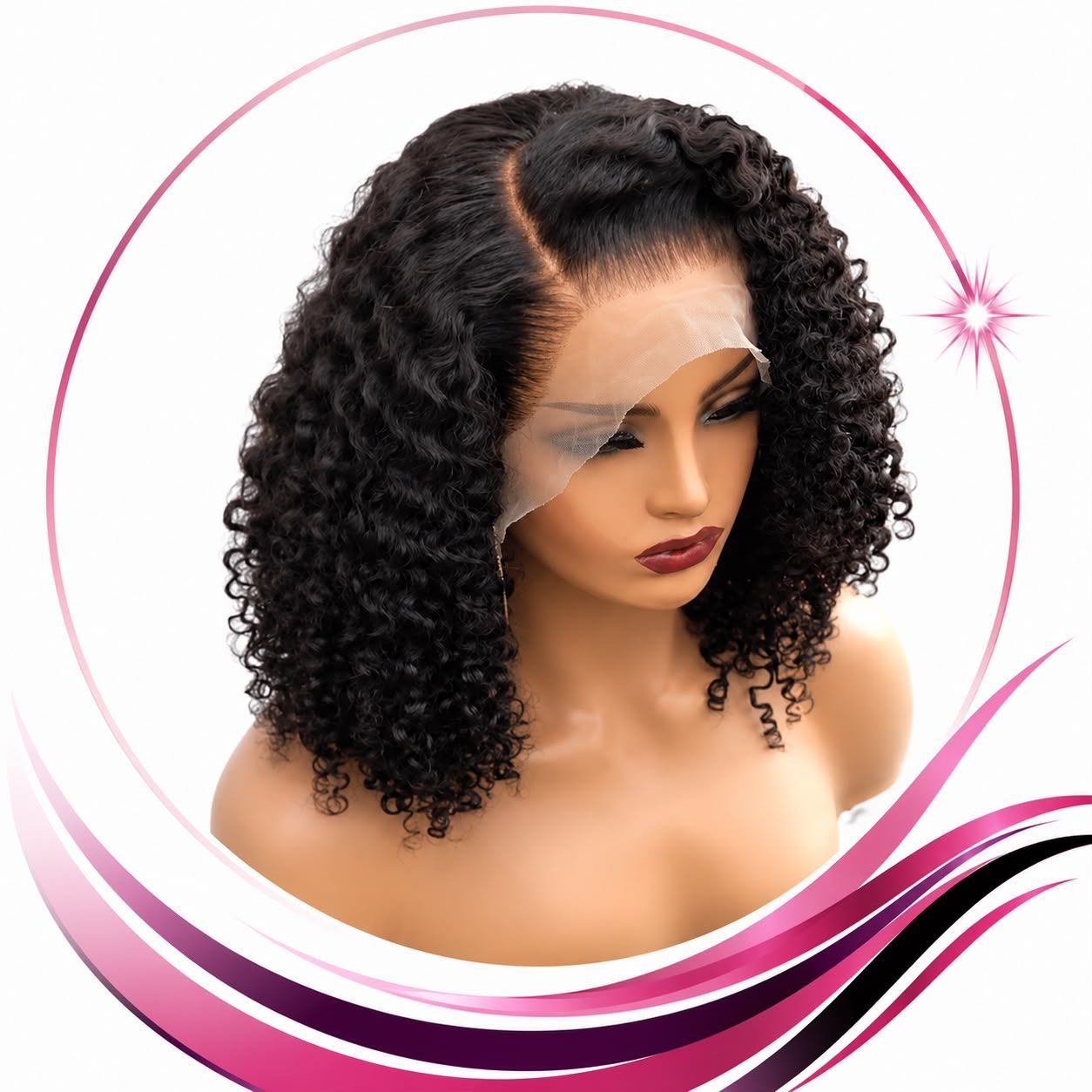 CURLY WIG SERENA FRONTAL 13*5