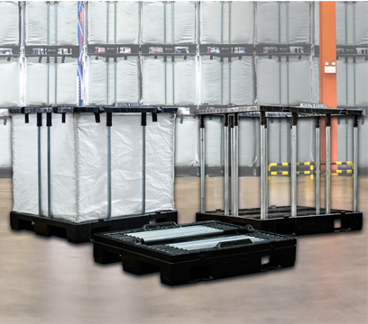 40x48x43 Stackable Foldable IBCs: Efficiency and Sustainability