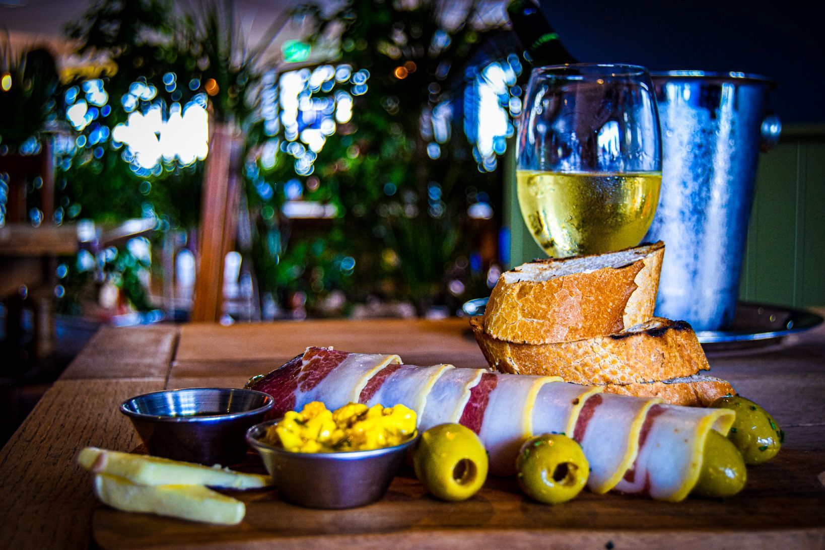 Charcuterie sharing board.