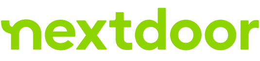 Green Nextdoor logo on a white background