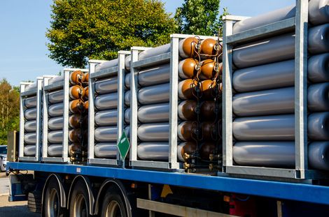 Vehicle With Gas Canisters — Middletown, NY — Blue Flame Propane