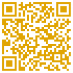 QR-Code mit gelbem Hintergrund.