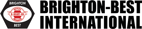 Logo de Brighton-Best International avec un graphisme en noir et blanc et un texte noir.