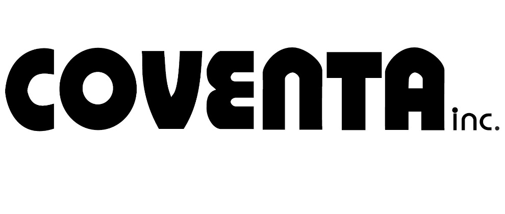 Logo de Coventa Inc. en caractères gras noirs sur fond blanc.