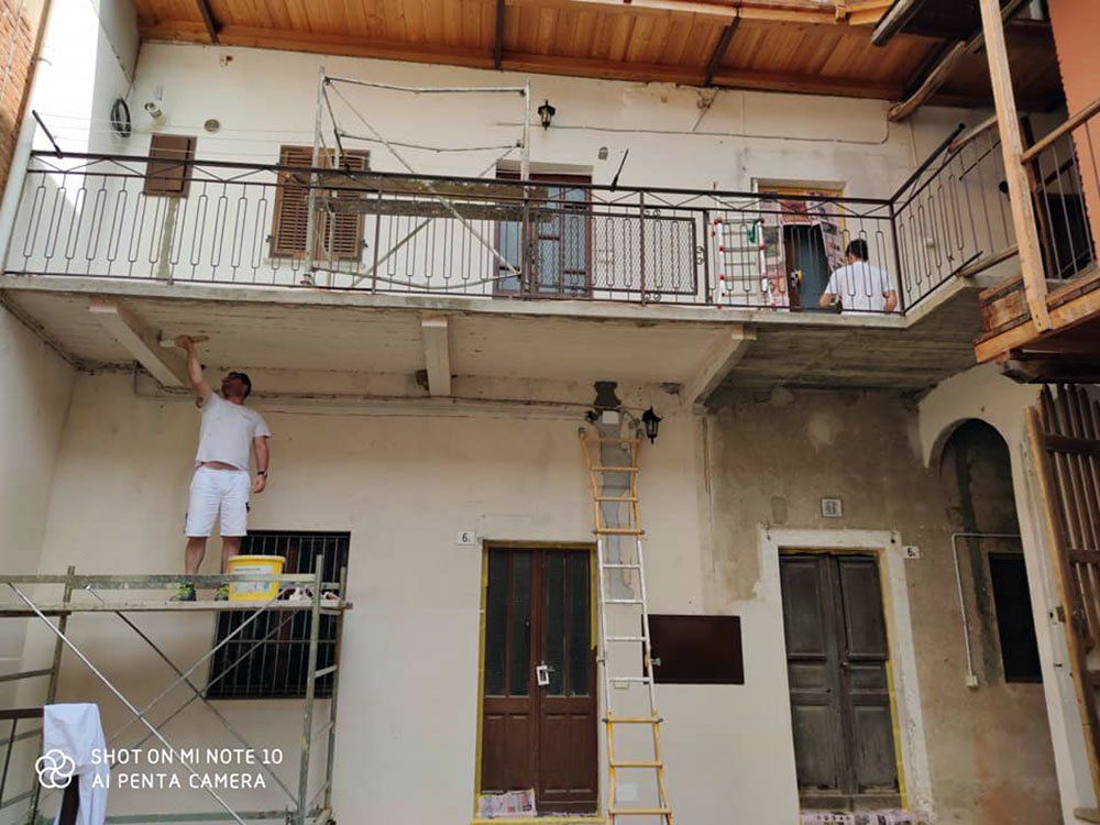 imbiancatura esterni edificio
