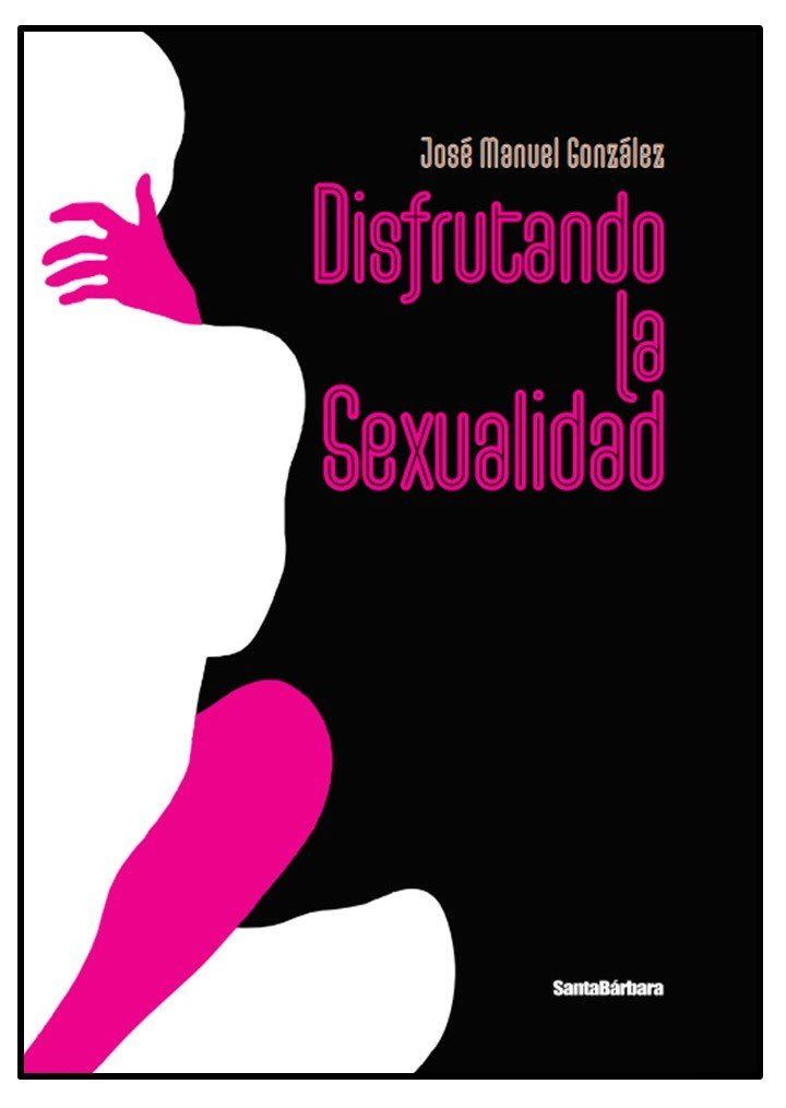 Portada del libro con fondo negro, silueta estilizada en rosa y blanco y el título 