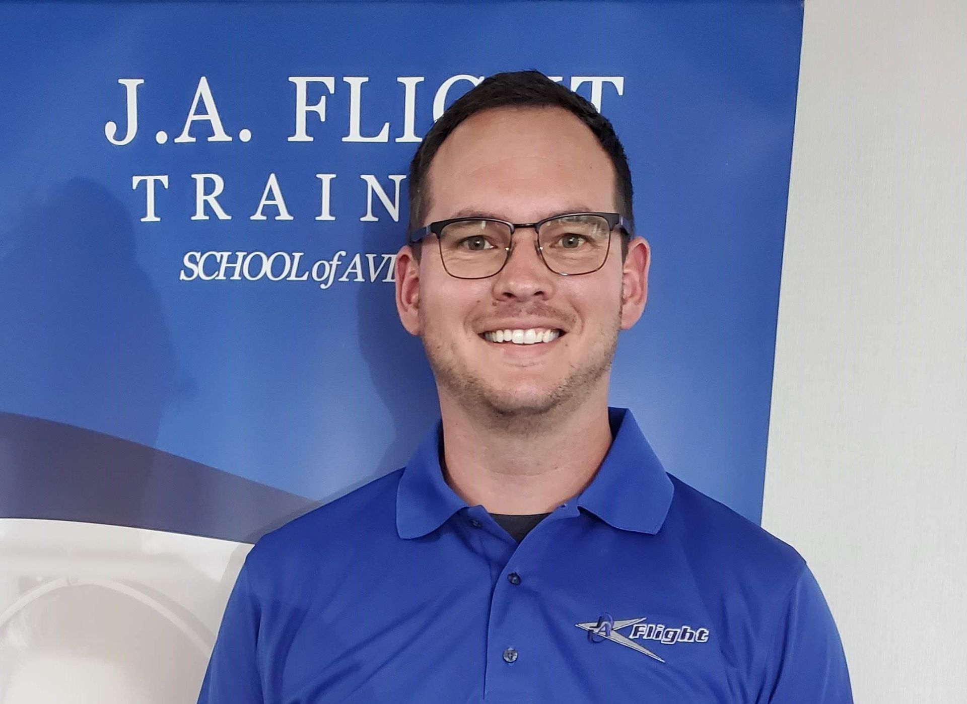 Headshot of Casey Rich, instructor and CFIA at JA Flight Training.