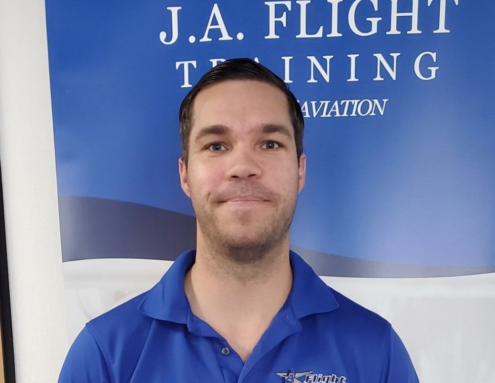 Headshot of Casey Rich, instructor and CFIA at JA Flight Training.
