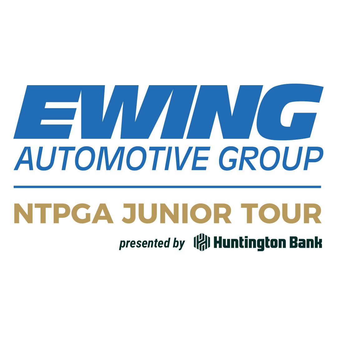 EWING Automotive Group NTPGA Junior Tour presented by Huntington Bank logo on white background