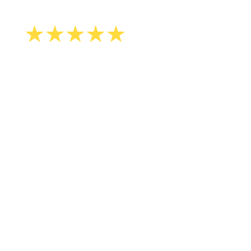 A white background with four yellow stars on it.