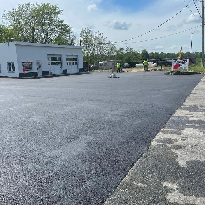 after paving