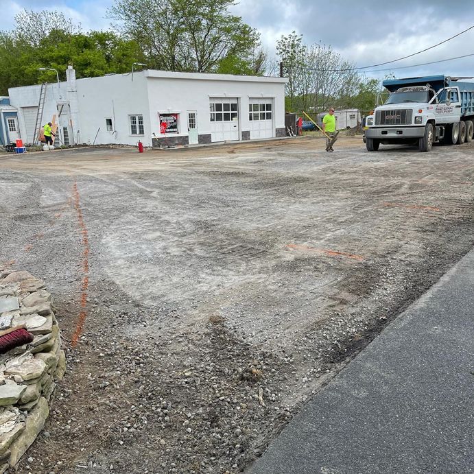 before paving