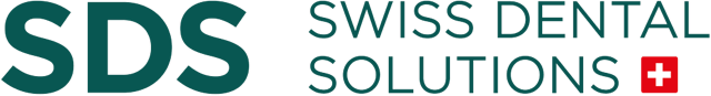 Logo for Swiss Dental Solutions featuring dark teal