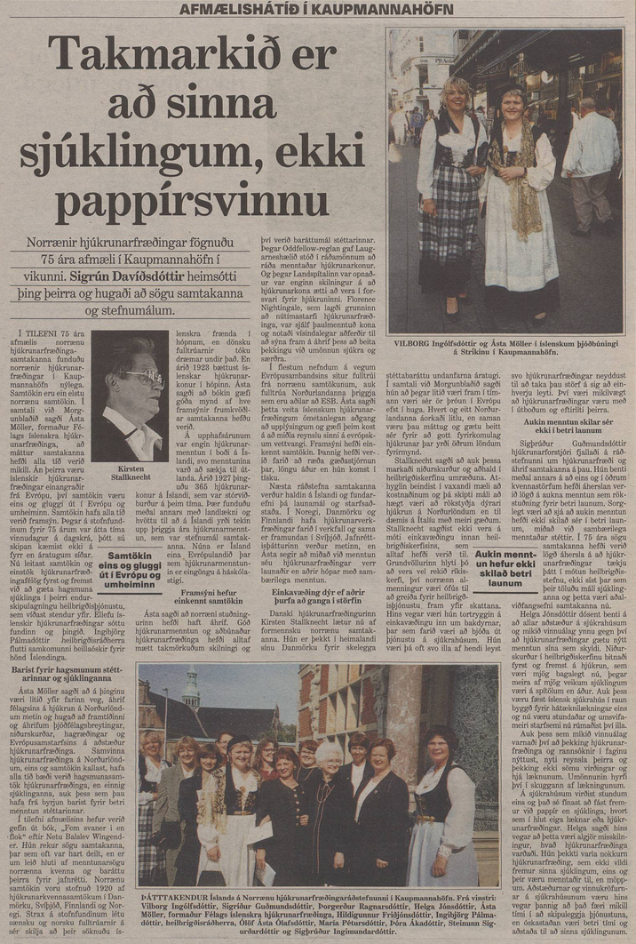 Takmarkið er að sinna sjúklingum, ekki pappírsvinnu