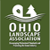 Ohio Landscape Association logo with green background. White text and design elements, including a tree.