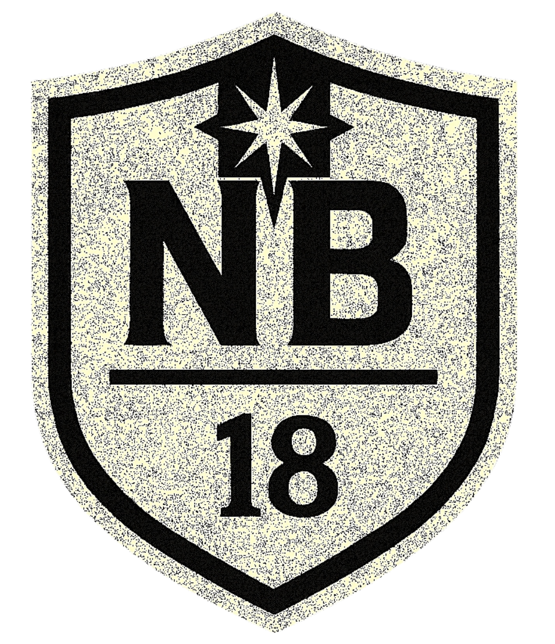 NB18 Logo. Shield with