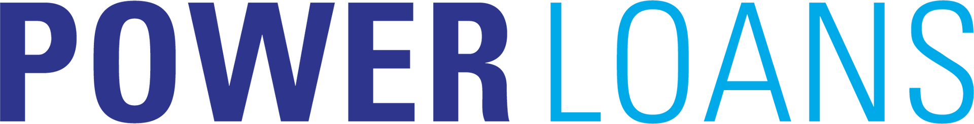Power Loans logo in blue and gray text