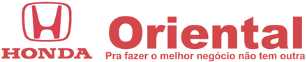 Logotipo da Honda Oriental em preto sobre fundo branco