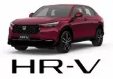 Um honda hrv branco é mostrado em um fundo branco.