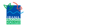 Logotipo de Ibrahima Fofana com pássaro estilizado multicolorido sobre fundo azul e verde e texto branco.