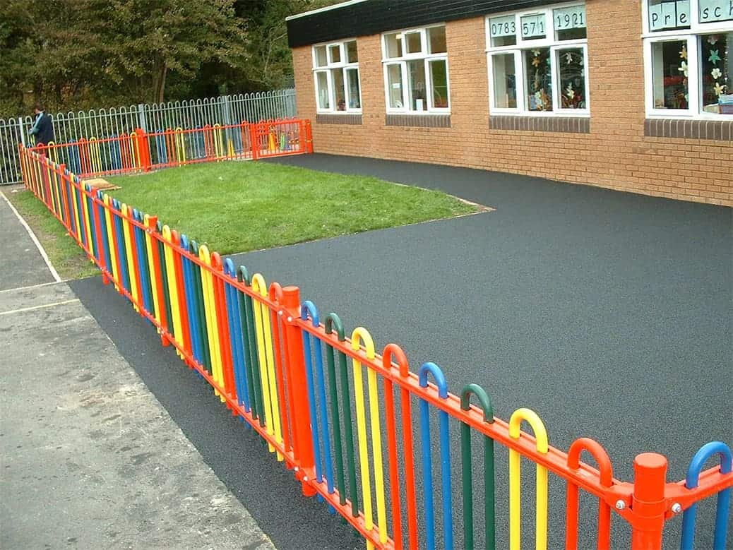 rainbow bow top fencing