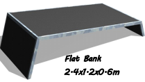 flat bank skatepark equipment