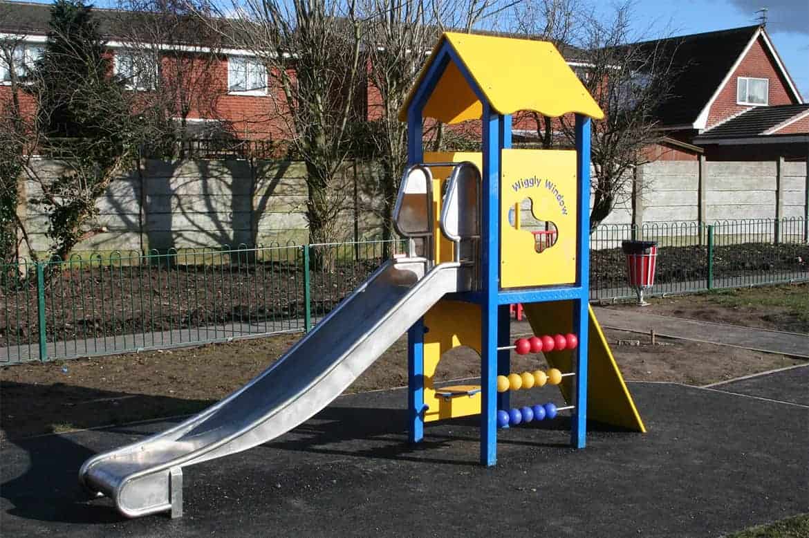 Yellow & Blue Tower Multi-Play Platform