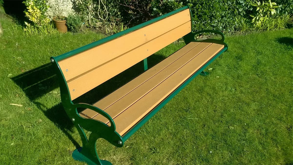 plastic steel bench