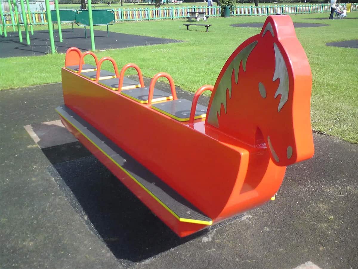 Polyethylene footboards and seats