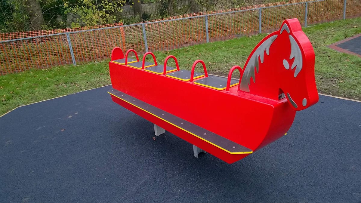 playground rocking horse